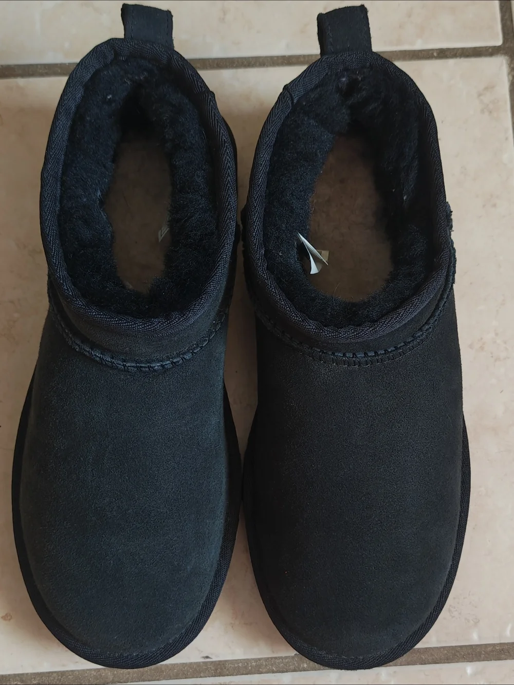 UGG Classic Ultra Mini In Black Women's Size 7